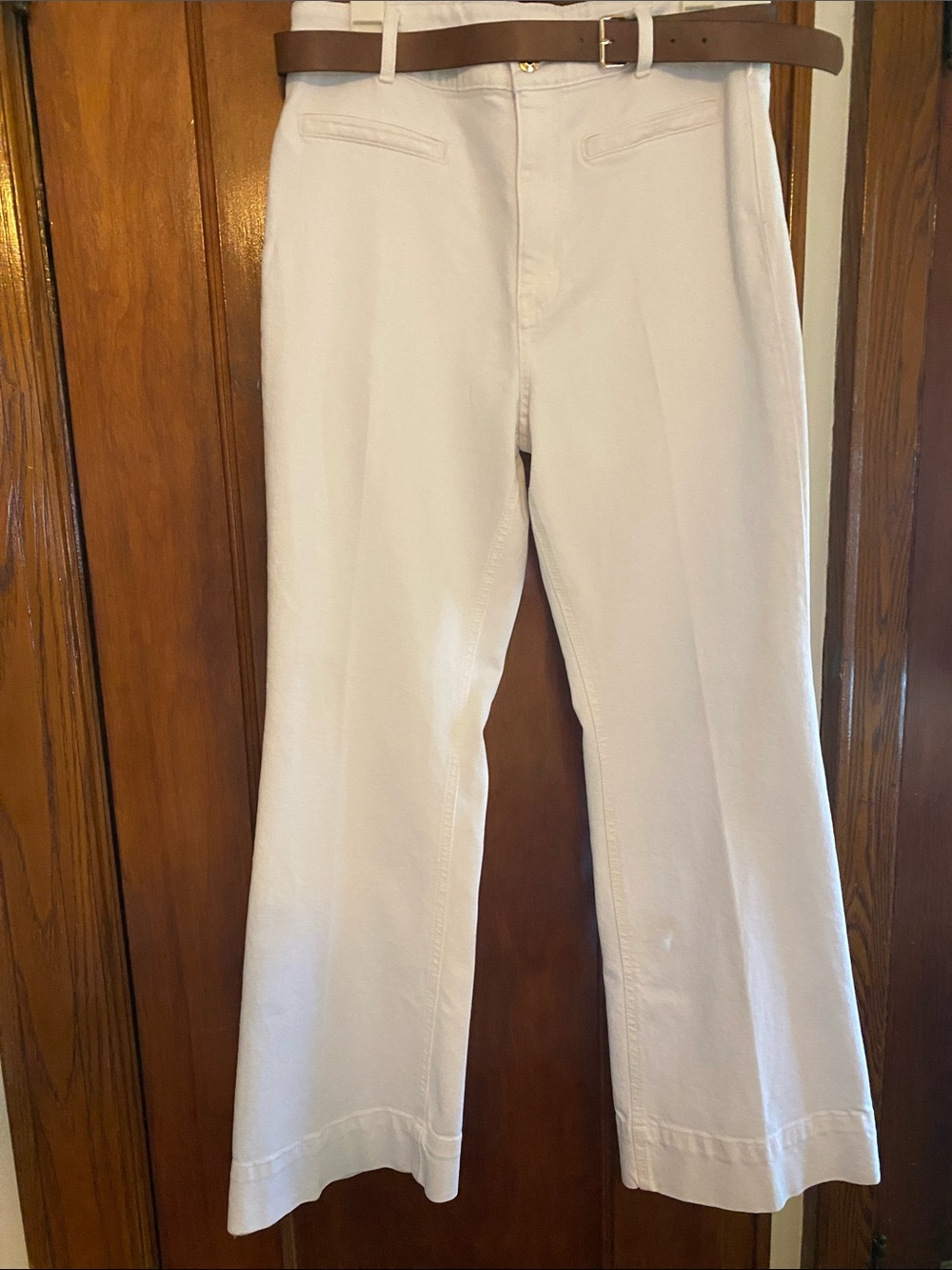 H&M Cream Wide Leg Pants NWT
